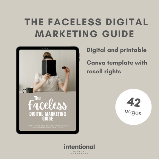 The Faceless Digital Marketing Guide