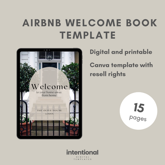 Airbnb Welcome Book Template